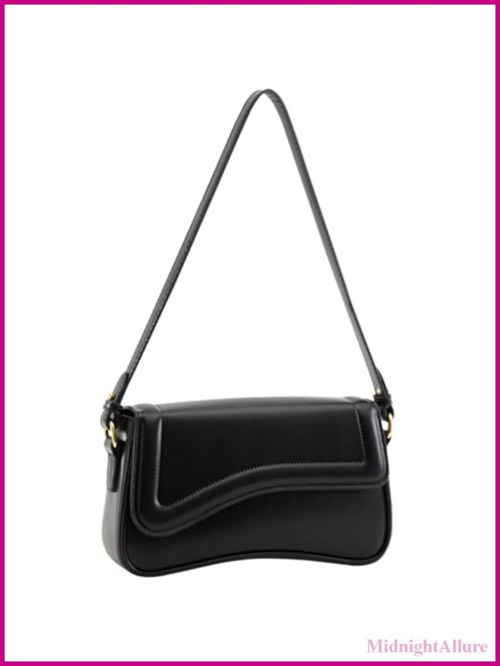 PU Leather Hobo Shoulder Bag with 2 Removable Straps